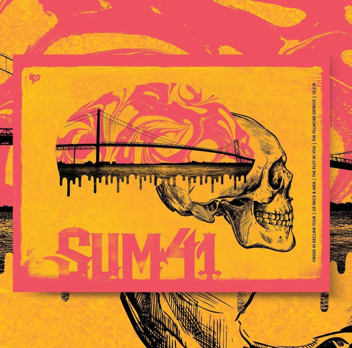 Sum 41 / October 2nd 2019 / Fillmore Detroit